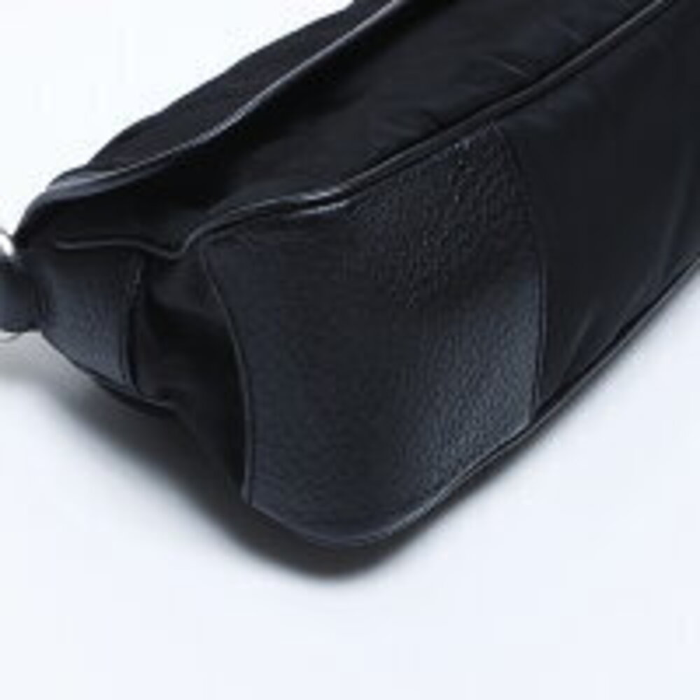 Prada Triangle One Shoulder Hobo Bag Black - Picture 6 of 13